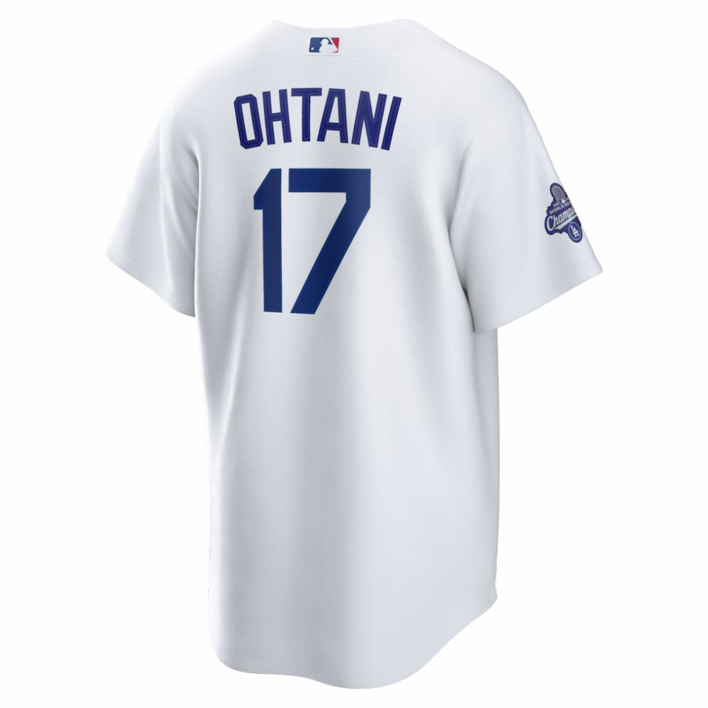 Shohei Ohtani Los Angeles Dodgers 2025 World Series Champions Home Replica Jersey - White | Nike