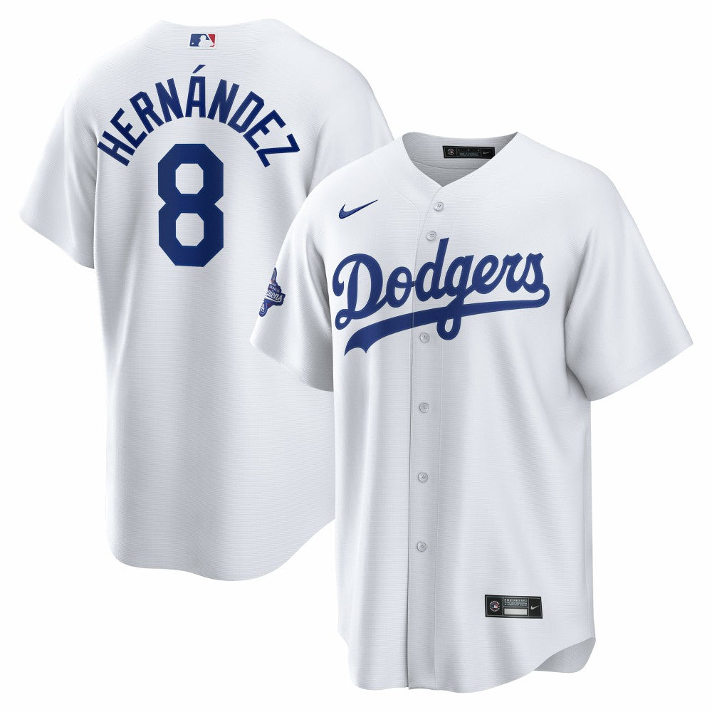Enrique Hernández Los Angeles Dodgers Home 2025 World Series Champions Replica Jersey - White | Nike