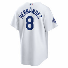 Enrique Hernández Los Angeles Dodgers Home 2025 World Series Champions Replica Jersey - White | Nike