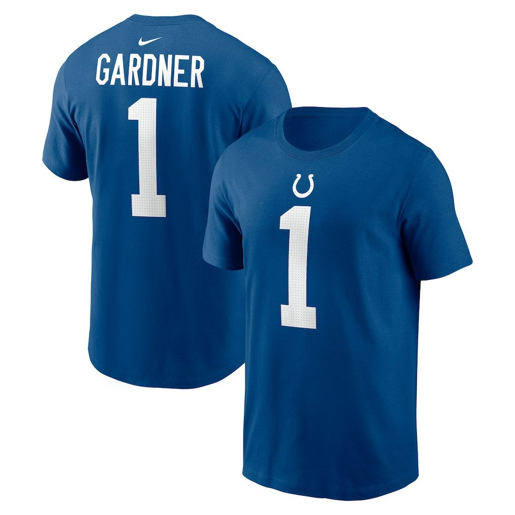 Ahmad Sauce Gardner Indianapolis Colts Player Name & Number T-Shirt - Royal | Nike for sale