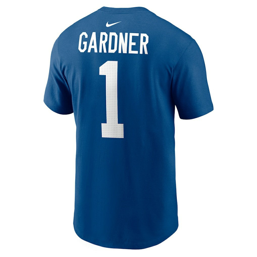 Ahmad Sauce Gardner Indianapolis Colts Player Name & Number T-Shirt - Royal | Nike for sale