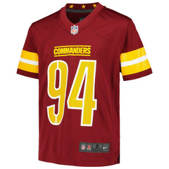 Daron Payne Washington Commanders Youth Game Jersey - Burgundy | Nike discount