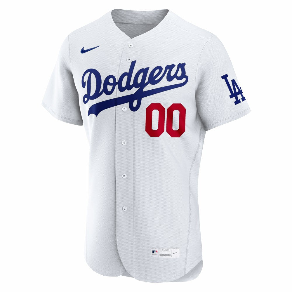 Los Angeles Dodgers Home Authentic Custom Jersey - White | Nike