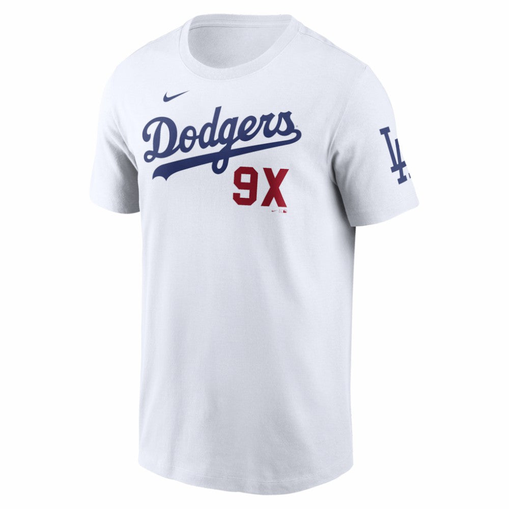 Los Angeles Dodgers 9X Champs T-Shirt - White | Nike