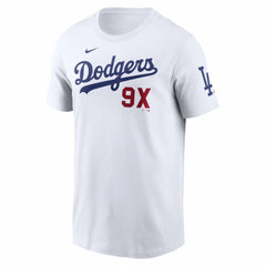 Los Angeles Dodgers 9X Champs T-Shirt - White | Nike