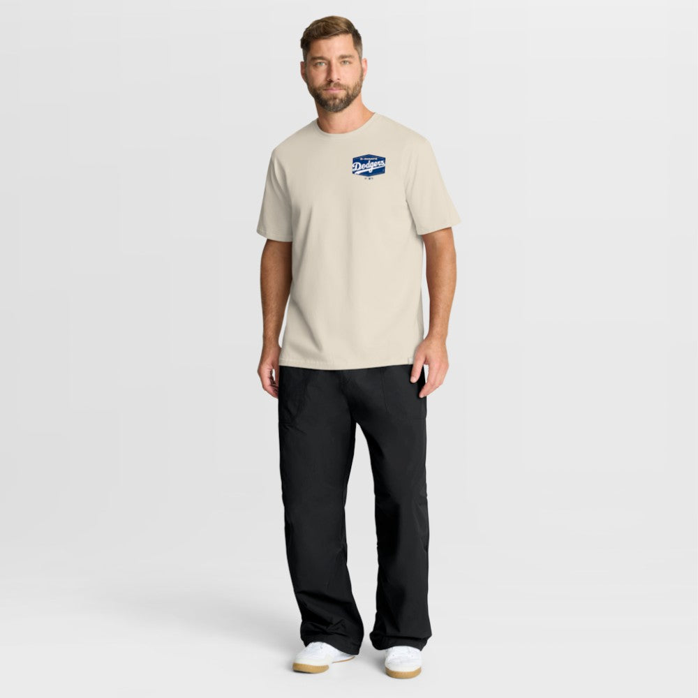 Los Angeles Dodgers Local 9x Champs T-Shirt - Tan