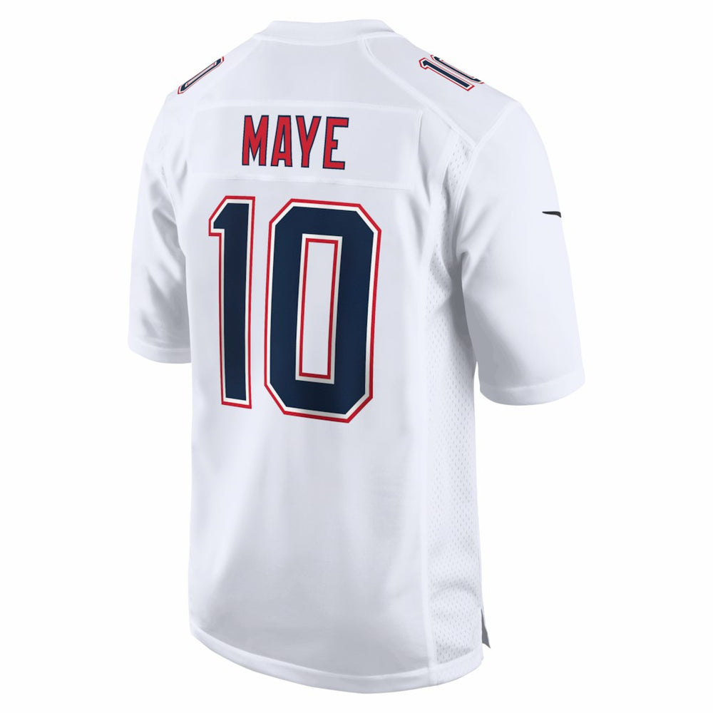 Drake Maye New England Patriots Game Jersey - Tundra White | Nike discount