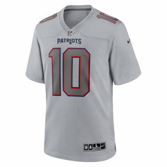 Drake Maye New England Patriots Atmosphere Fashion Game Jersey - Gray | Nike online