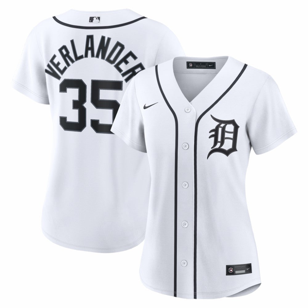 Justin Verlander Detroit Tigers Women's Home Replica Jersey - White | Nike