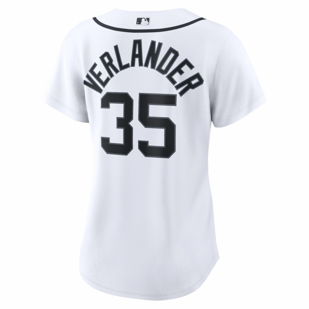 Justin Verlander Detroit Tigers Women's Home Replica Jersey - White | Nike