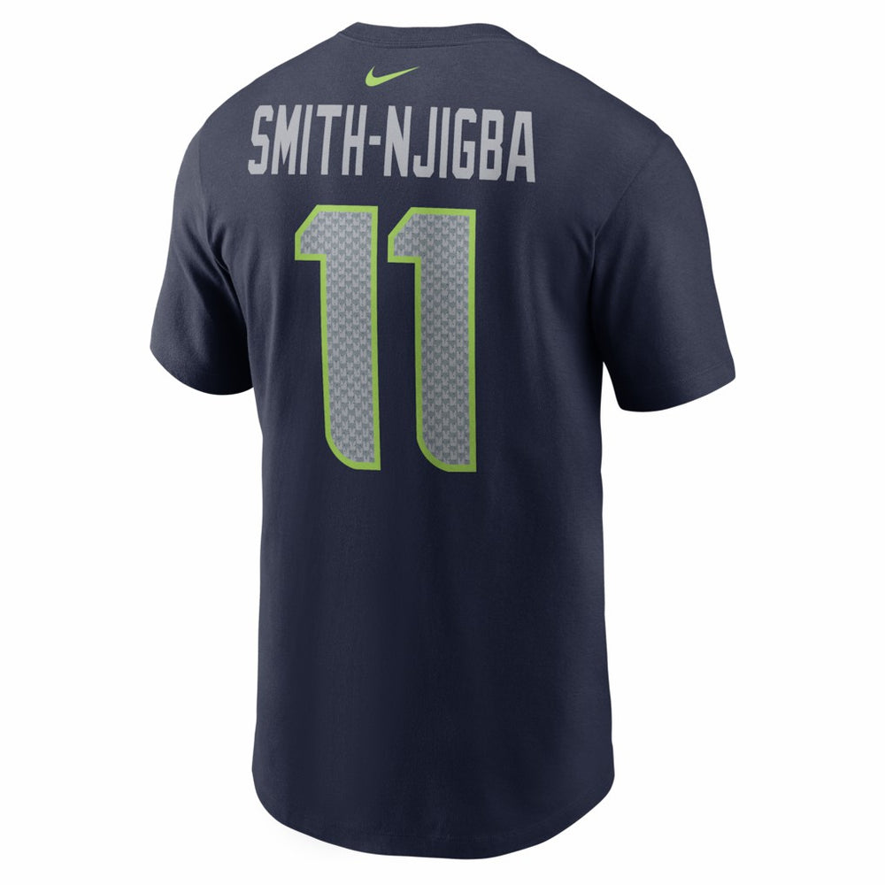 Jaxon Smith-Njigba Seattle Seahawks Super Bowl LX Patch Name & Number T-Shirt - College Navy | Nike cheap