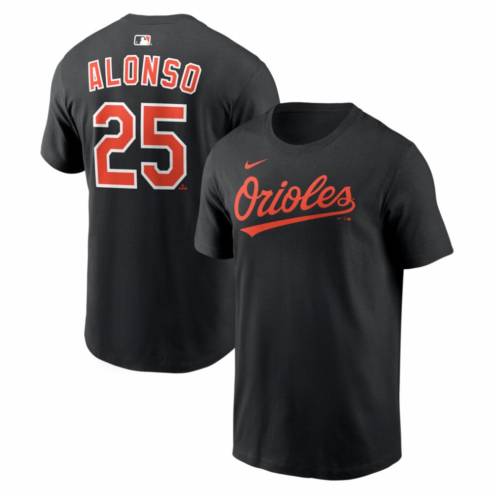 Pete Alonso Baltimore Orioles Home Name & Number T-Shirt - Black | Nike