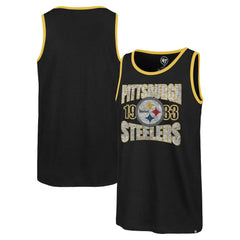Pittsburgh Steelers '47 Upload Franklin Tank Top - Black on sale