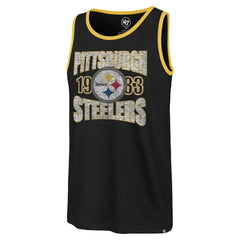Pittsburgh Steelers '47 Upload Franklin Tank Top - Black on sale