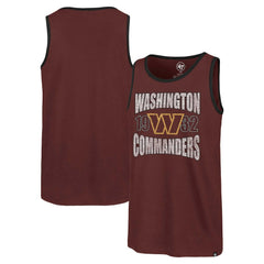 Washington Commanders '47 Upload Franklin Tank Top - Burgundy sale