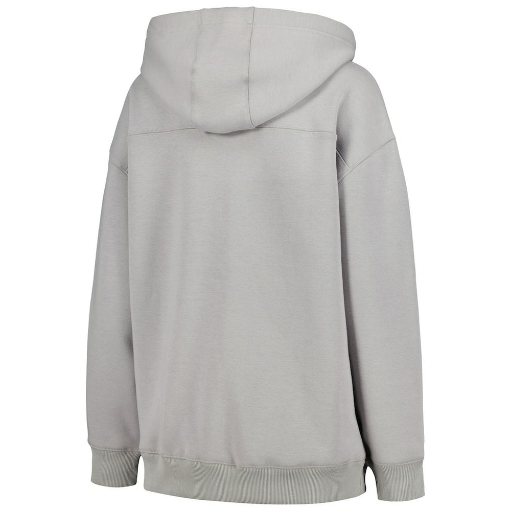 Minnesota Vikings The Wild Collective Women's Faux Fur Lined Tri-Blend Full-Zip Hoodie - Gray cheap