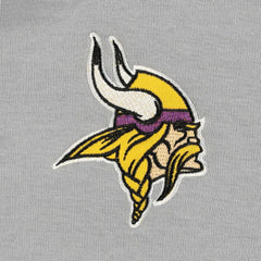Minnesota Vikings The Wild Collective Women's Faux Fur Lined Tri-Blend Full-Zip Hoodie - Gray cheap