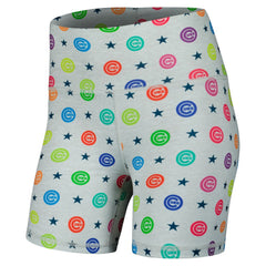 Chicago Cubs Terez Women's TLC Rainbow Shorts - Gray