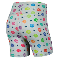 Chicago Cubs Terez Women's TLC Rainbow Shorts - Gray