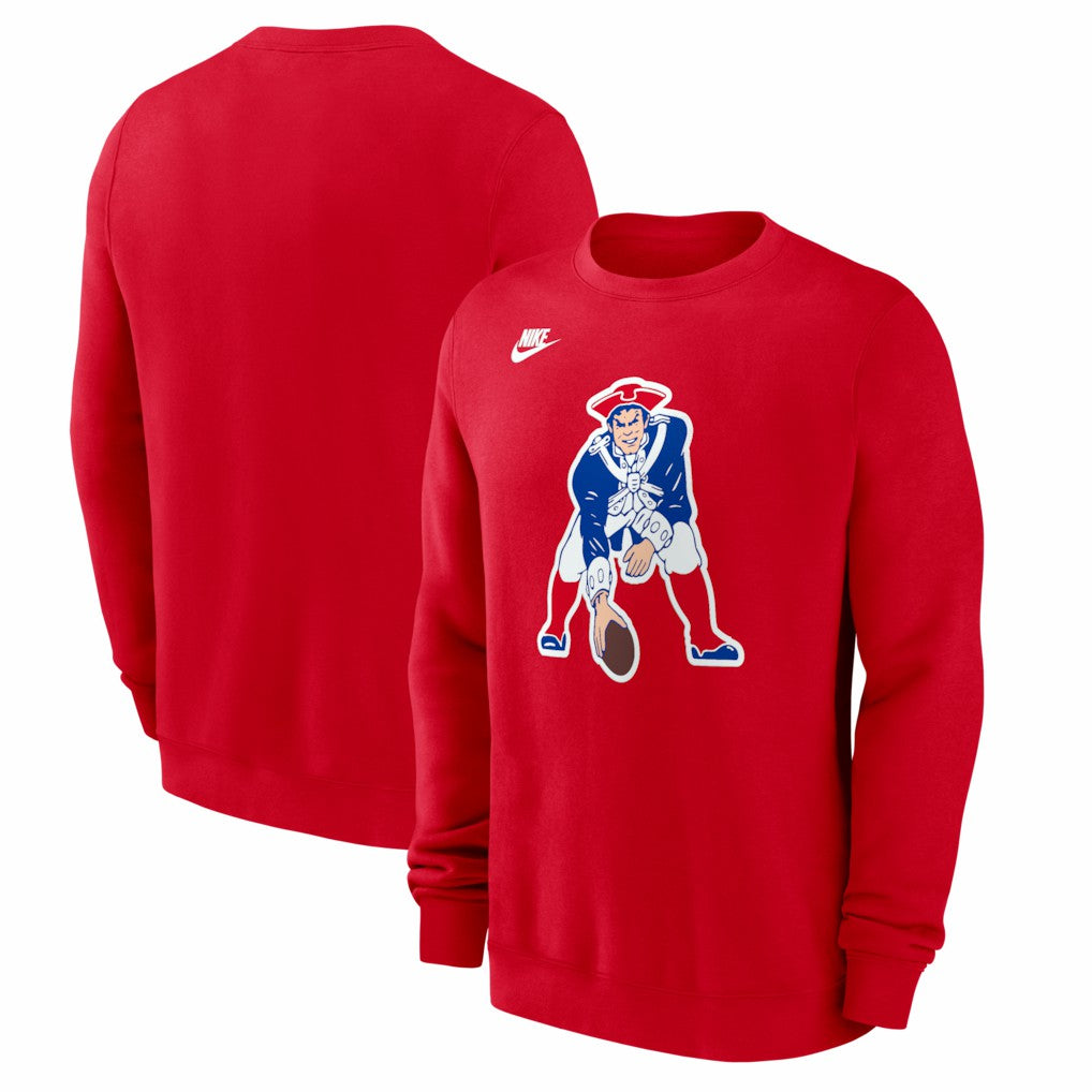New England Patriots Pat Patriot Club Sweatshirt - Red | Nike online