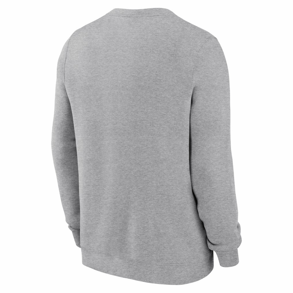 Denver Broncos D Horse Logo Club Sweatshirt - Heather Gray | Nike discount