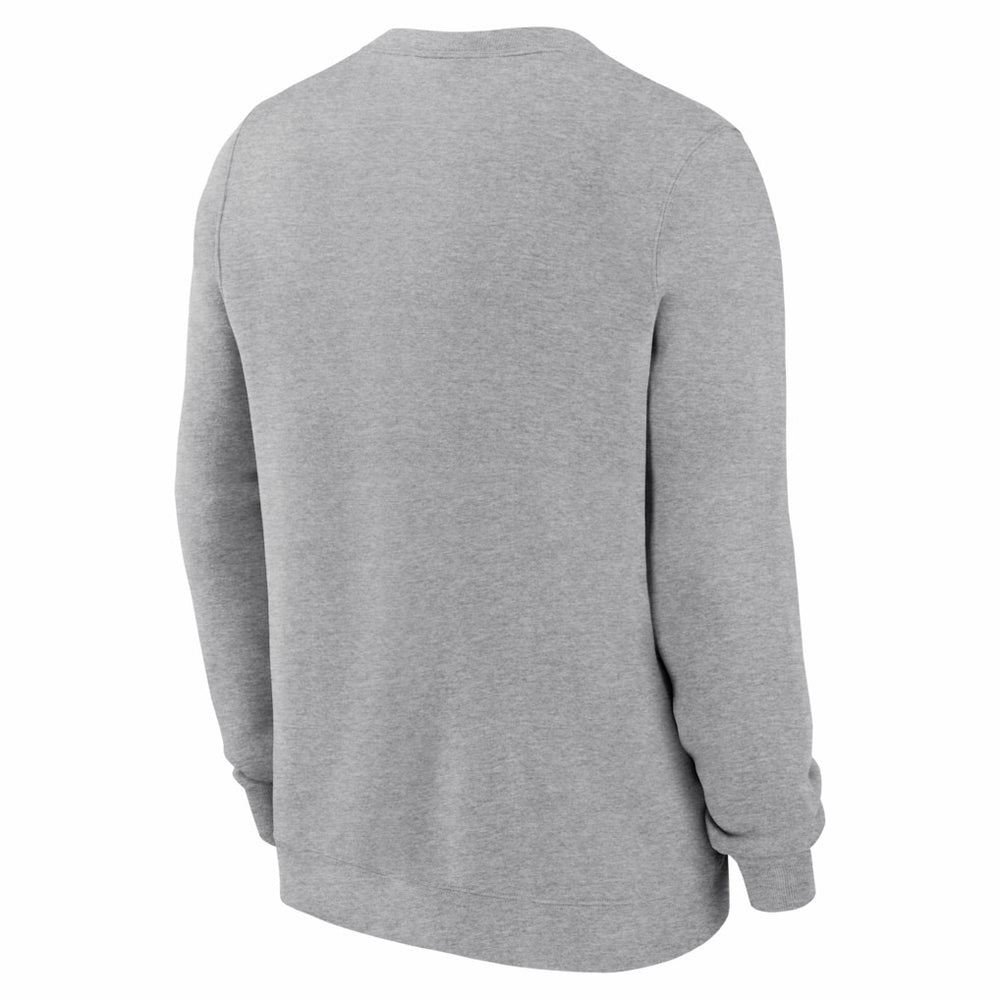 Denver Broncos D Horse Logo Club Sweatshirt - Heather Gray | Nike discount