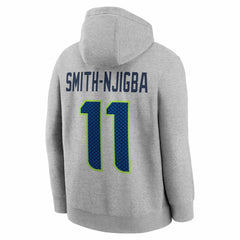 Jaxon Smith-Njigba Seattle Seahawks Super Bowl LX Patch Name & Number Hoodie - Heather Gray | Nike on sale