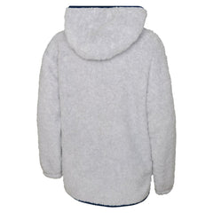 Washington Capitals Girls Youth Ultimate Teddy Fleece Pullover Hoodie Heather Gray