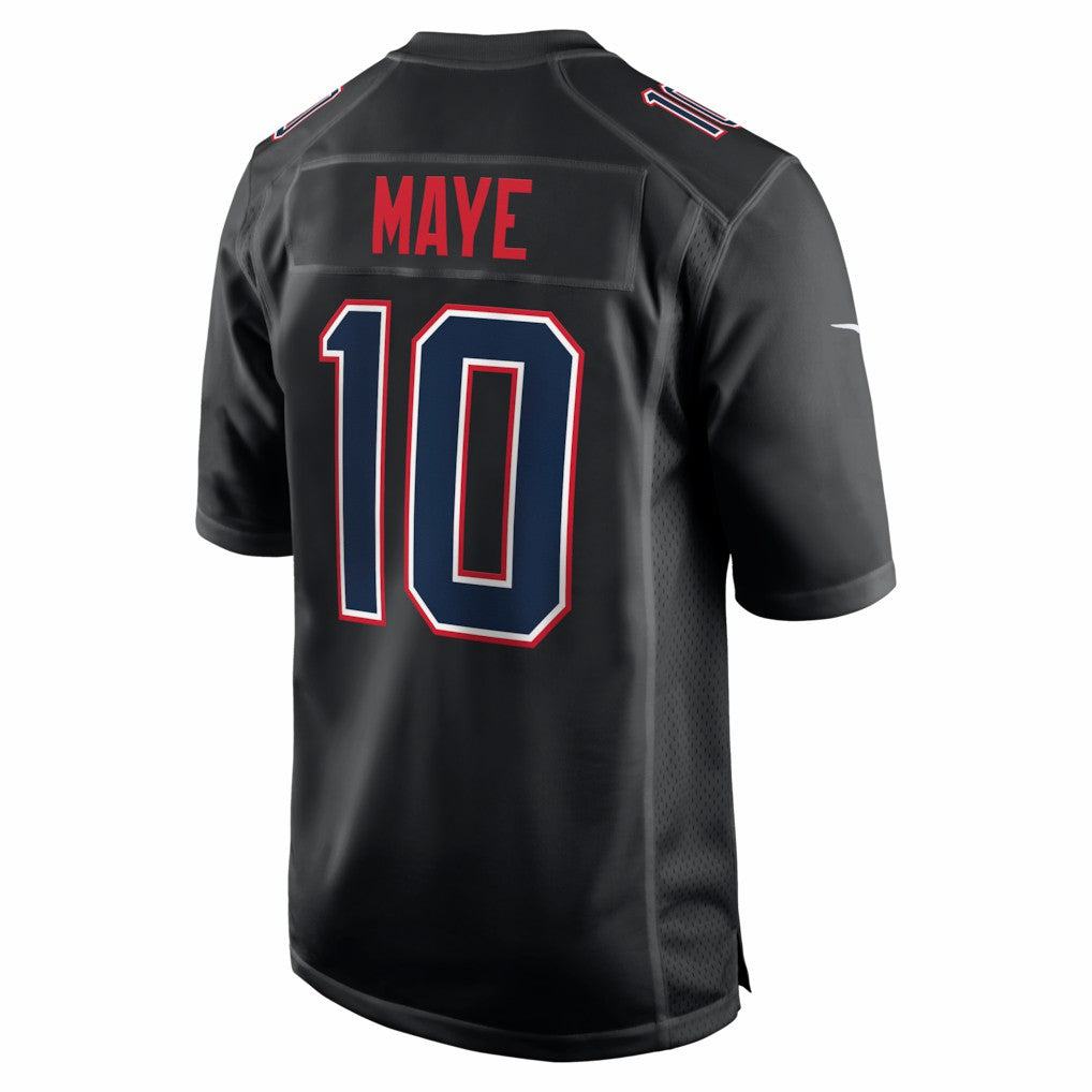Drake Maye New England Patriots Fashion Game Jersey - Carbon Black | Nike cheap