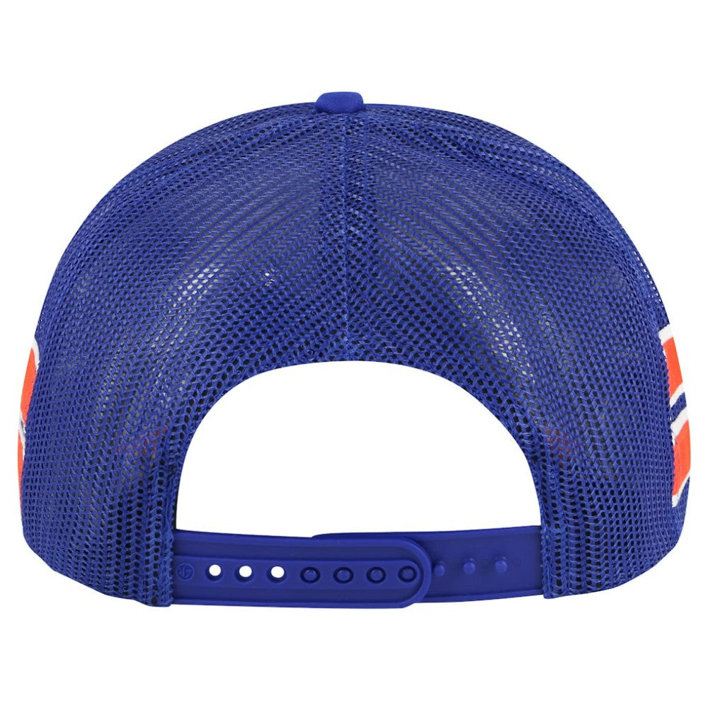 New York Islanders '47 Sideband Stripes Trucker Snapback Hat Royal