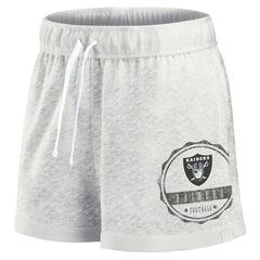 Las Vegas Raiders Women's Vintage Badge Shorts - Oatmeal online