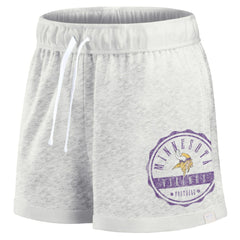 Minnesota Vikings Women's Vintage Badge Shorts - Oatmeal online