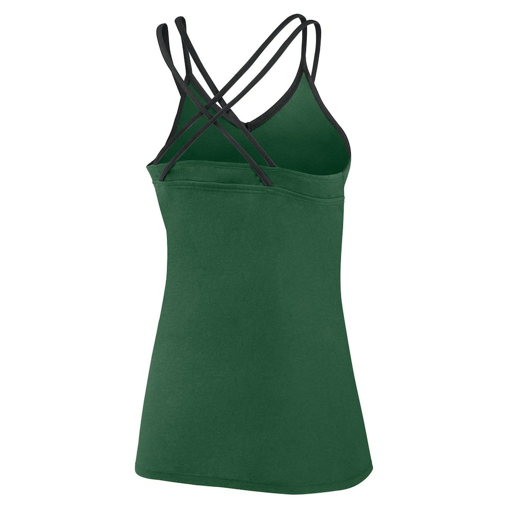 New York Jets Women's Go For It Strappy Crossback Tank Top - Green cheap