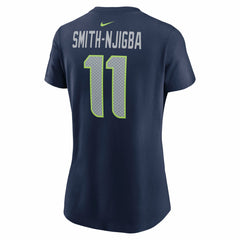 Jaxon Smith-Njigba Seattle Seahawks Women's Super Bowl LX Patch Name & Number T-Shirt - College Navy | Nike sale