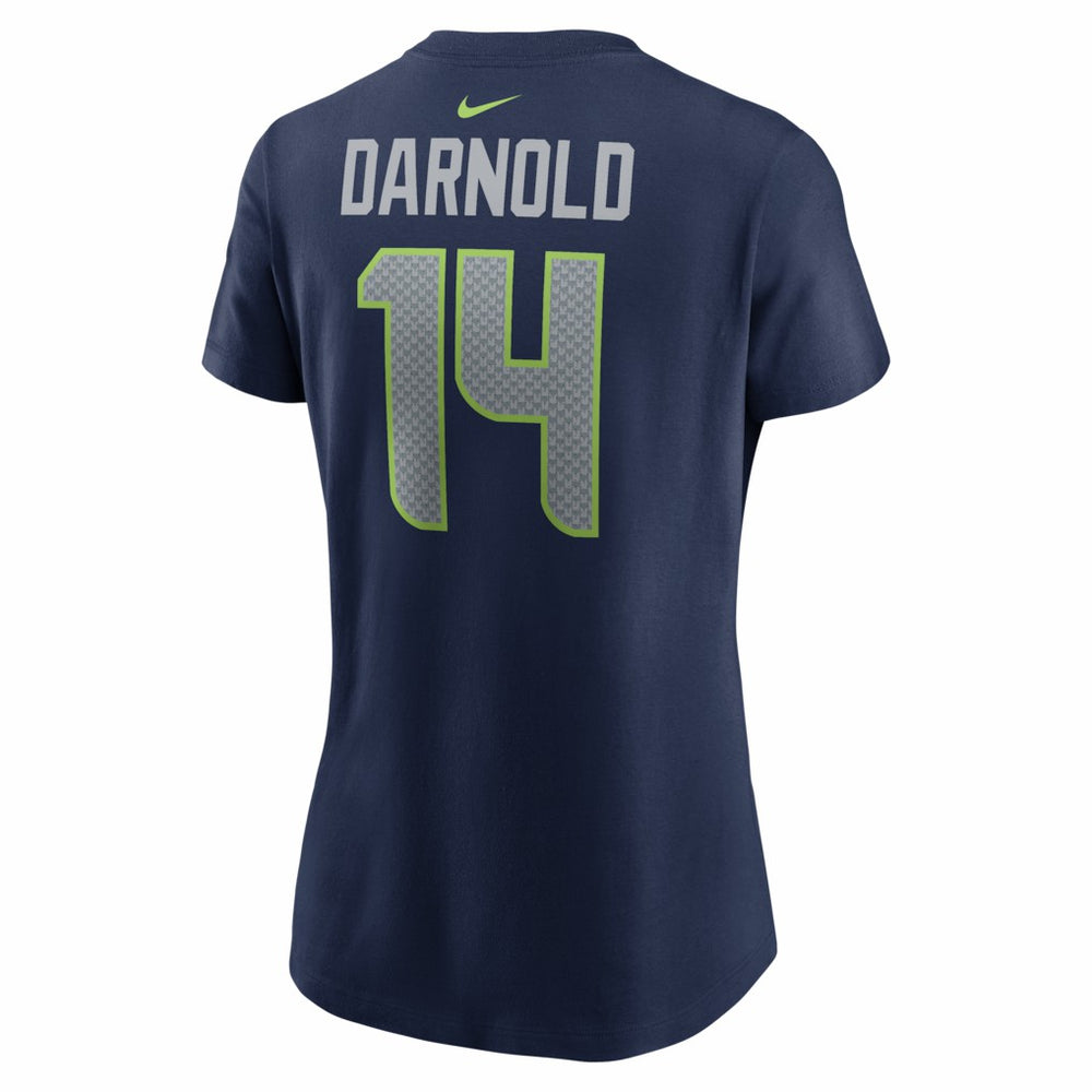 Sam Darnold Seattle Seahawks Women's Super Bowl LX Patch Name & Number T-Shirt - College Navy | Nike discount