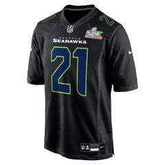 Devon Witherspoon Seattle Seahawks Super Bowl LX Patch Carbon Fashion Game Jersey - Black | Nike sale