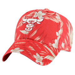 Chicago Bulls '47 Tropicalia Floral Clean Up Adjustable Hat - Red | 47 brand shop
