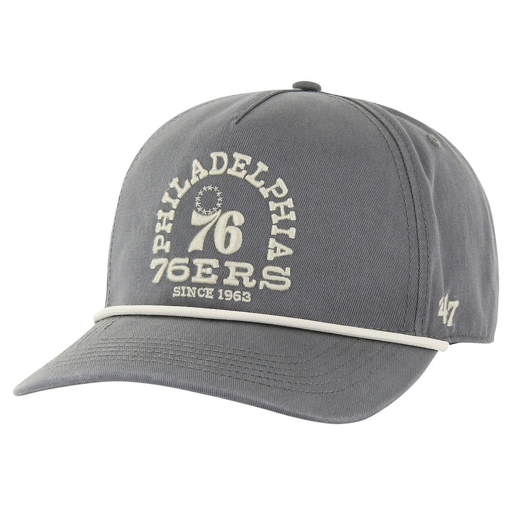 Philadelphia 76ers '47 Canyon Ranchero Hitch Adjustable Hat - Charcoal | 47 brand outlet