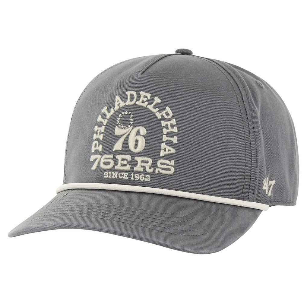 Philadelphia 76ers '47 Canyon Ranchero Hitch Adjustable Hat - Charcoal | 47 brand outlet