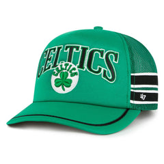 Boston Celtics '47 Sidebrand Stripes Trucker Adjustable Hat - Kelly Green | 47 brand shop