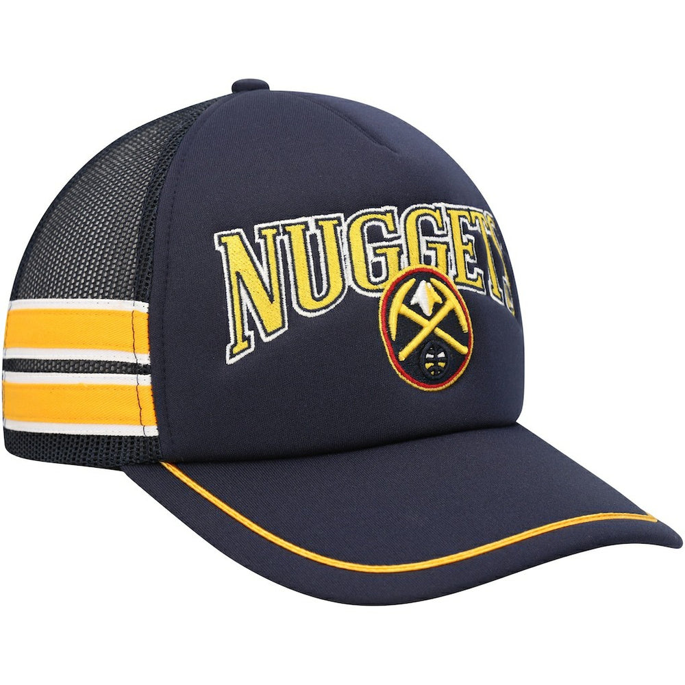 Denver Nuggets '47 Sidebrand Stripes Trucker Adjustable Hat sale - Navy | 47 brand cheap