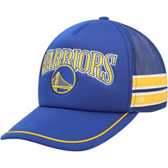 Golden State Warriors '47 Sidebrand Stripes Trucker Adjustable Hat sale - Royal | 47 brand cheap