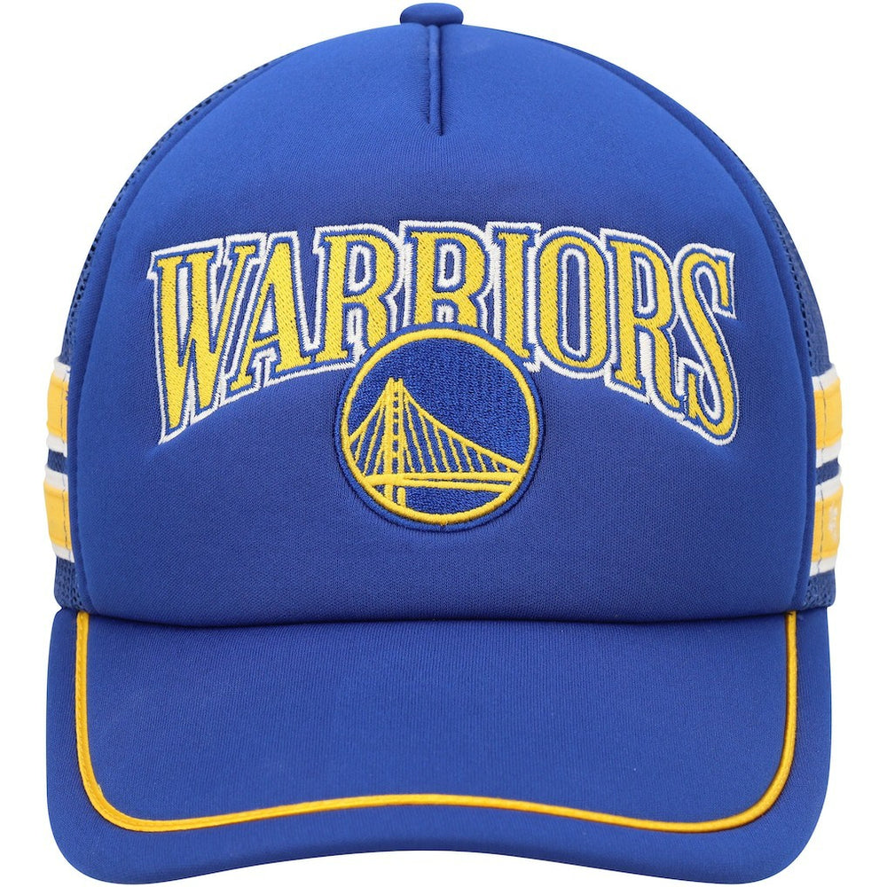 Golden State Warriors '47 Sidebrand Stripes Trucker Adjustable Hat sale - Royal | 47 brand cheap