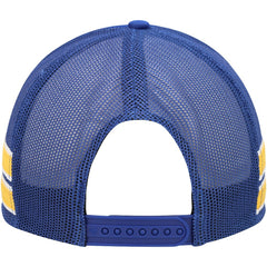 Golden State Warriors '47 Sidebrand Stripes Trucker Adjustable Hat sale - Royal | 47 brand cheap