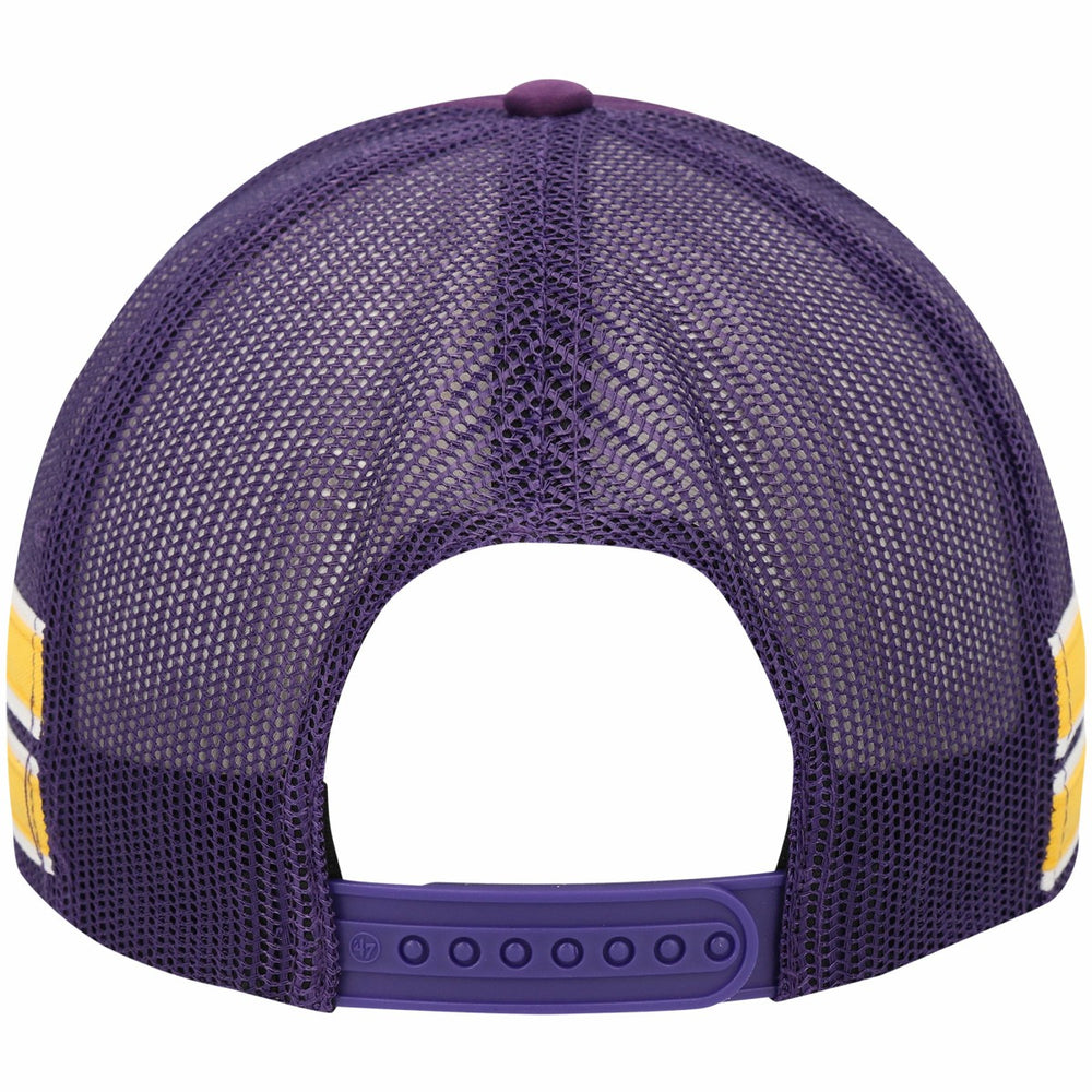 Los Angeles Lakers '47 Sidebrand Stripes Trucker Adjustable Hat - Purple | 47 brand sale