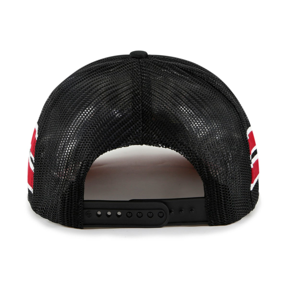 Miami Heat '47 Sidebrand Stripes Trucker Adjustable Hat - Black | 47 brand on sale