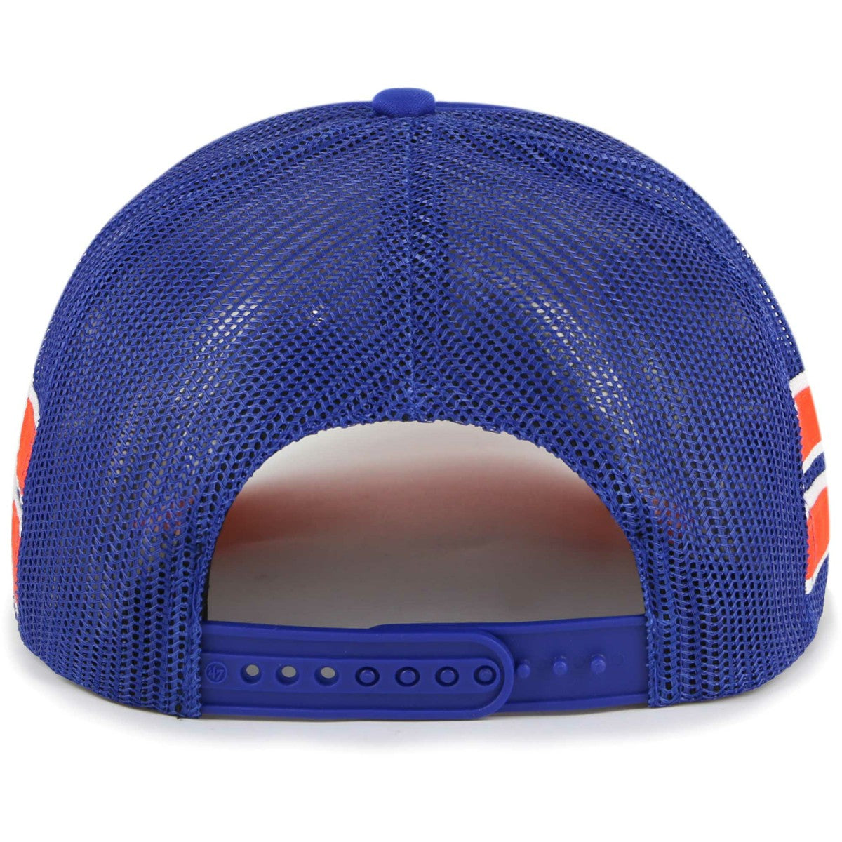 New York Knicks '47 Sidebrand Stripes Trucker Adjustable Hat - Blue | 47 brand online