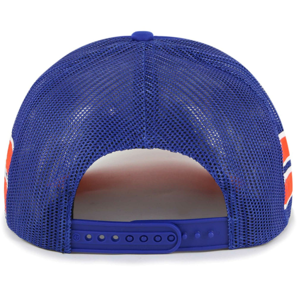 New York Knicks '47 Sidebrand Stripes Trucker Adjustable Hat - Blue | 47 brand online