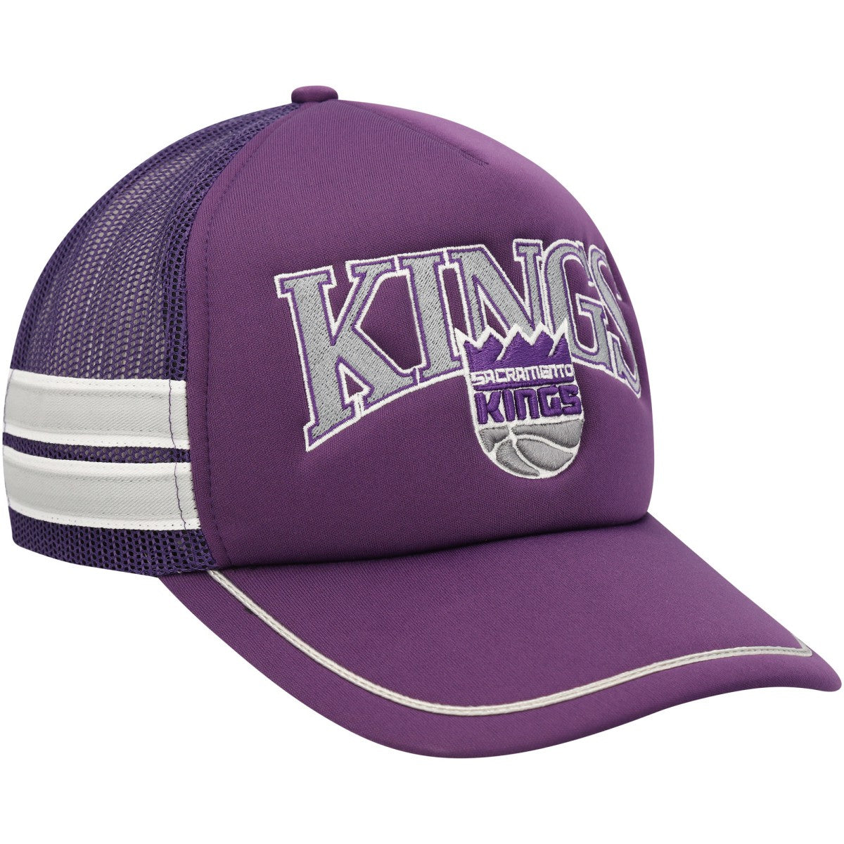 Sacramento Kings '47 Sidebrand Stripes Trucker Adjustable Hat - Purple | 47 brand cheap