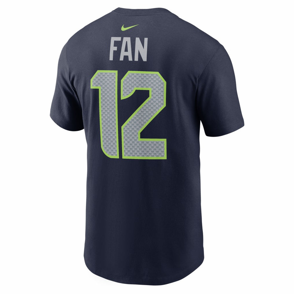 12s Seattle Seahawks Super Bowl LX Patch Name & Number T-Shirt - College Navy | Nike for sale